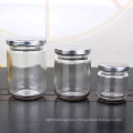 100ml 240ml 350ml 8oz 12oz cylinder glass jar for honey jam with silver twist off tinplate cap